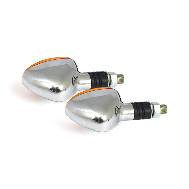MCS Little Duke, Mini Turn Signals. Chrome