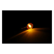 MCS Mini Bullet, Halogen Turn Signals. Chrome, Plain