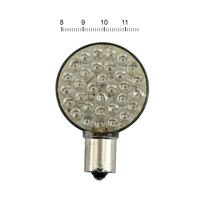 MCS ''Lollipop'' Flat LED Turn Signal Bulb. Red