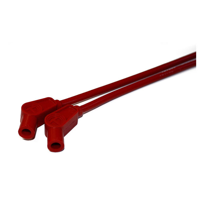Taylor 8 mm Spiro-Pro Universal Spark Plug Wire Set. Red – Universal for Use with Pre-Twin Cam…