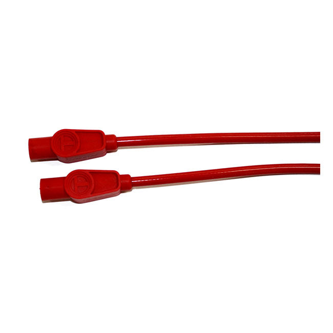 Taylor 8 mm Spiro-Pro Universal Spark Plug Wire Set. Red – Universal for Use with Pre-Twin Cam…