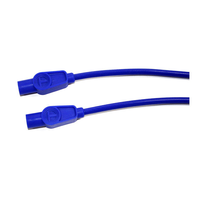 Taylor 8 mm Spiro-Pro Universal Spark Plug Wire Set. Blue – Universal for Use with Pre-Twin Cam…