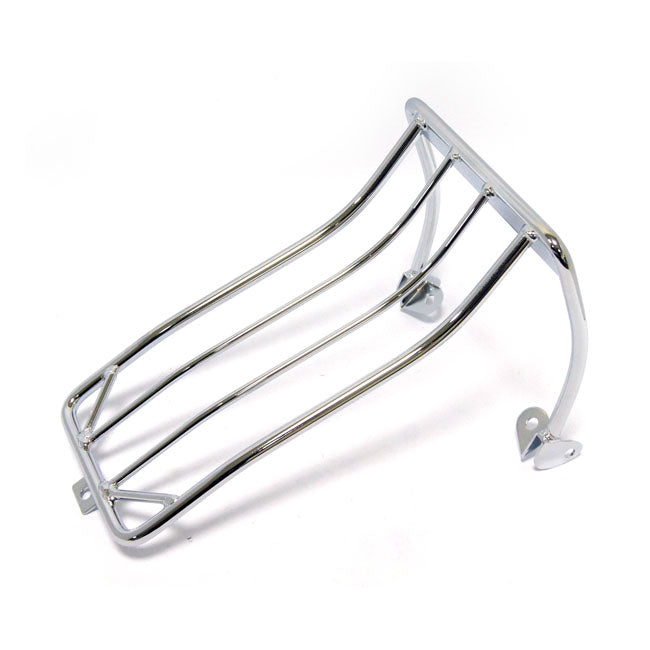 MCS Luggage Rack, for Bobbed Rear Fender. Chrome – 2000–2005 FXST