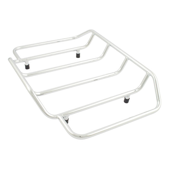 MCS Full Size Luggage Rack for Tour-Pak®. Chrome – 1987–2025 FLT/Touring with King; Chopped…