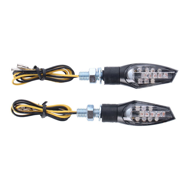 MCS Nova, LED Turn Signal Set. Black
