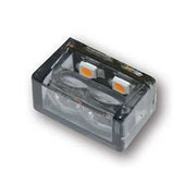 MCS Cube-V Mini Turn Signals 2 LEDs. Smoke Lens – Universal