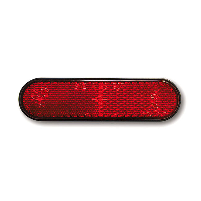 MCS Universal B-Seen Reflector. Rectangular/Round Corners. Red
