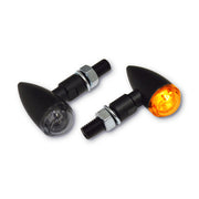 MCS PB2 LED Turn Signals Black, Smoke Lens