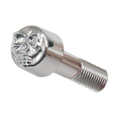 Motorcycle Storehouse Chrome Head Bolt Cover With Skull