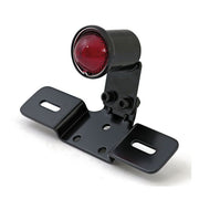 MCS Old School LED Taillight, Type 3. Black. Red Lens