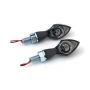 MCS Pen Head LED Turn Signals Black/Smoke Lens