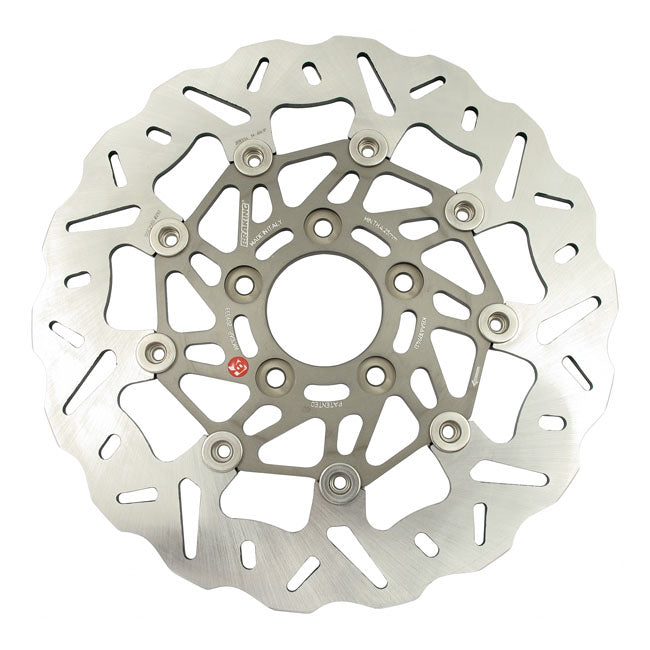 Braking Wave Brake Rotor 11.5", Front Right – 2000–2014 Softail; 2000–2005 Dyna…