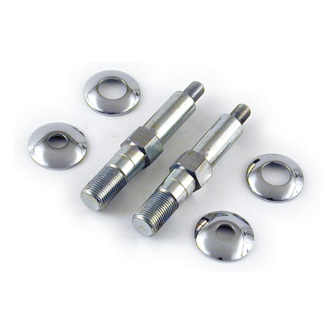 MCS Upper Shock Stud Kit, Zinc – 1956–1974 XL Sportster