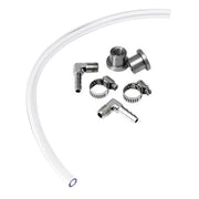 MCS Gas Tank, Fuel Sight Gauge Kit. Clear Hose – Universal