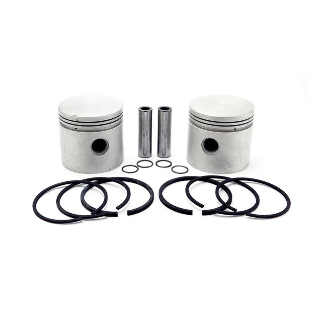 MCS Replacement 80" Flathead Piston Kit. Std – 1937–1941 80" (1300cc) 3-7/16" Bore…