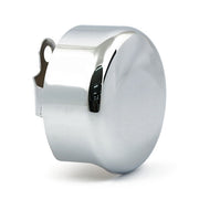 MCS Horn Cover, Smooth Round. Chrome – 1993–2025 H-D with Side Mounted Horns