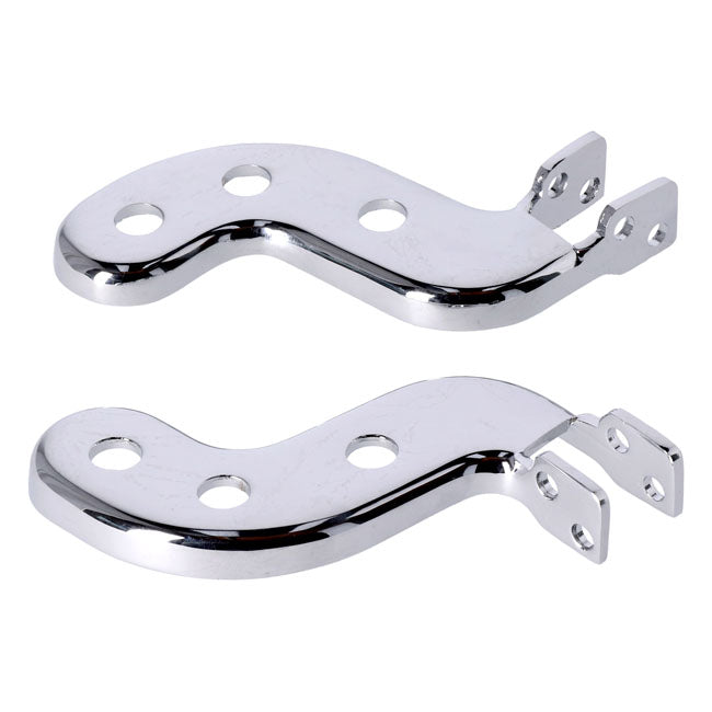 MCS Passenger Foot Peg Bracket Kit. Chrome – 1936–1964 Big Twin