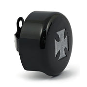 MCS C-Round, Horn Cover. Maltese Cross – 1993–2025 H-D with Side Mounted Horn