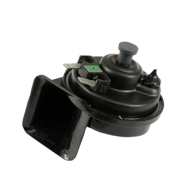 MCS OEM Style Horn, ''Early Square Style''. Black – OEM 69060-90 – L1984–1994 FXR; 1993–2025 H-D with Side…