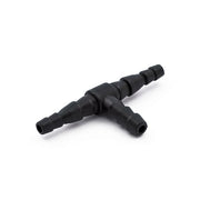 MCS Oil Hose Tee. 3-Way. Black