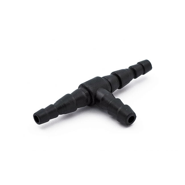 MCS Oil Hose Tee. 3-Way. Black