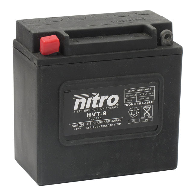 Nitro AGM HVT Battery, 8Ah 12V – 1970–1978 XL Sportster; 1971–1978 FX.…