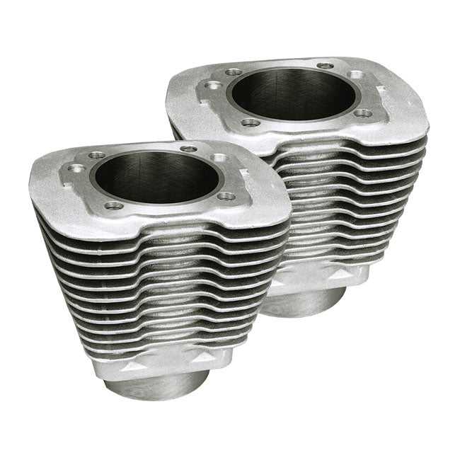 S&S 3-1/2" Bore Replacement Evo Cylinder Set. Silver – 1984–1999 Evo Big Twin