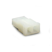 Namz AMP/TE Connector. White, Plug, 2-Pins