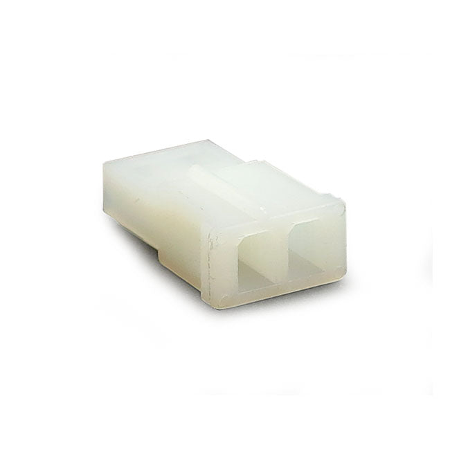 Namz AMP/TE Connector. White, Plug, 2-Pins