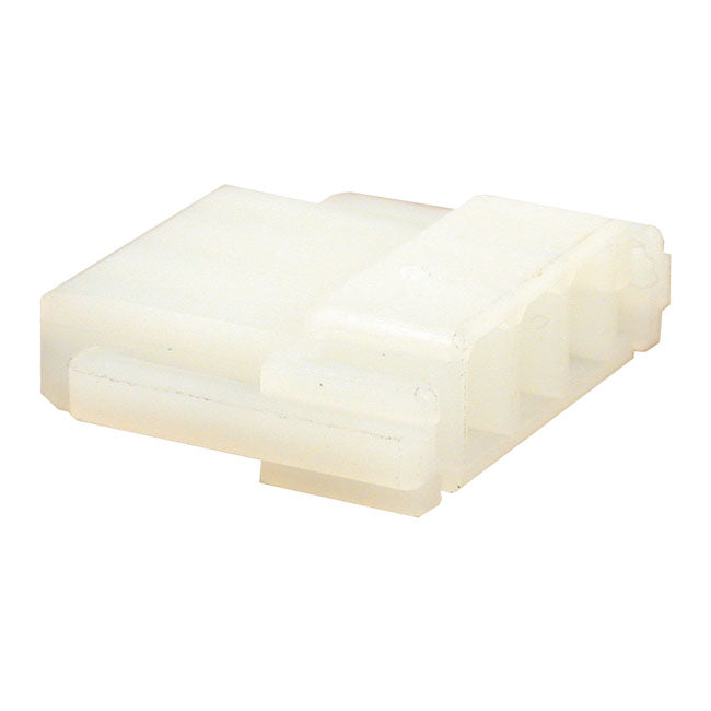 Namz AMP/TE Connector. White, Receptacle, 3-Pins