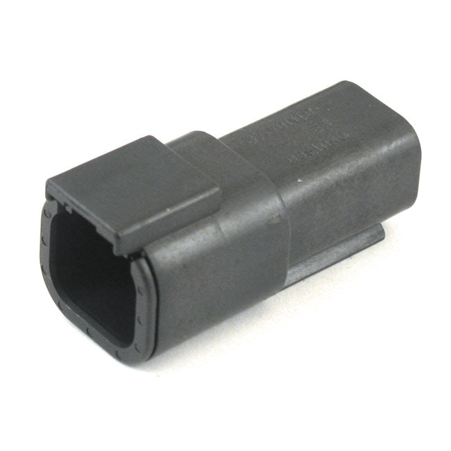 Namz Deutsch DTM Connector. Black, Receptacle, 4-Pins