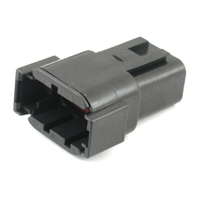 Namz Deutsch DTM Connector. Black, Receptacle, 8-Pins
