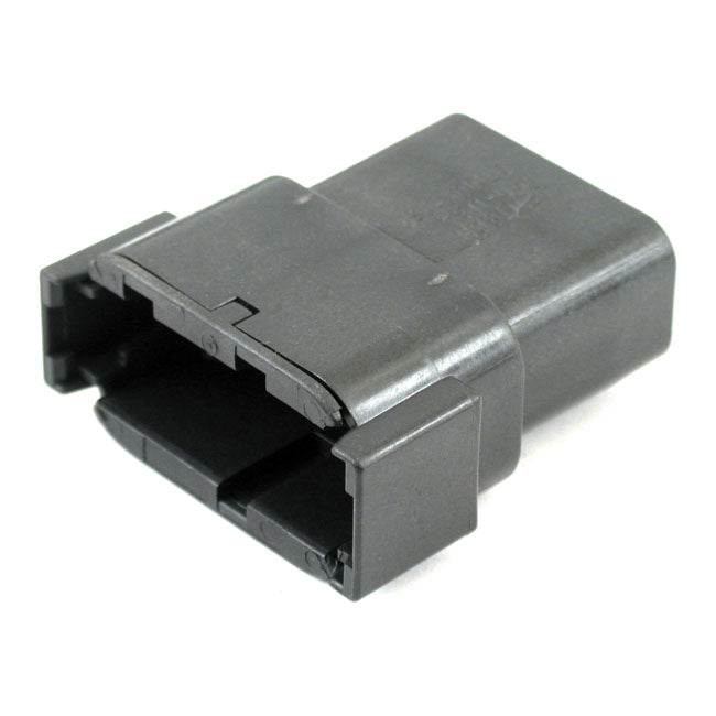 Namz Deutsch DTM Connector. Black, Receptacle, 12-Pins