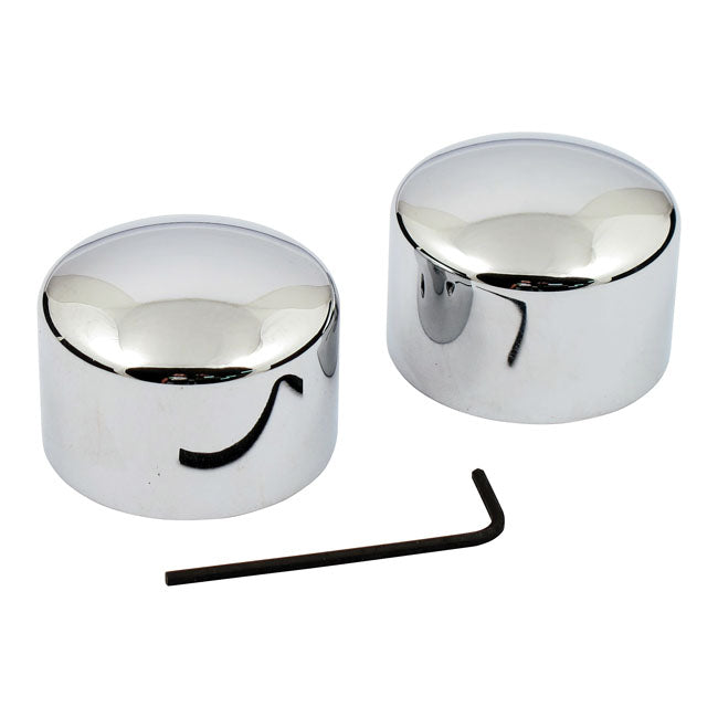 MCS Front Axle Nut Cover Kit. Chrome. Domed – 2007–2017 Softail; 2008–2017 Dyna…