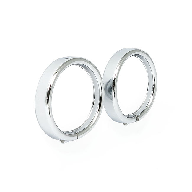 MCS Recessed Trim Rings. Turn Signals. Chrome – Front & Rear on: 2014–2022 FLHR…