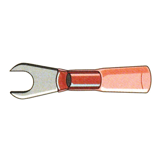 Standard Spade Terminal Connectors #6. Red