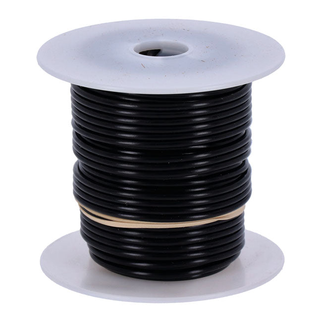 Standard Wire on Spool, 14 Gauge. 100 Ft. Black