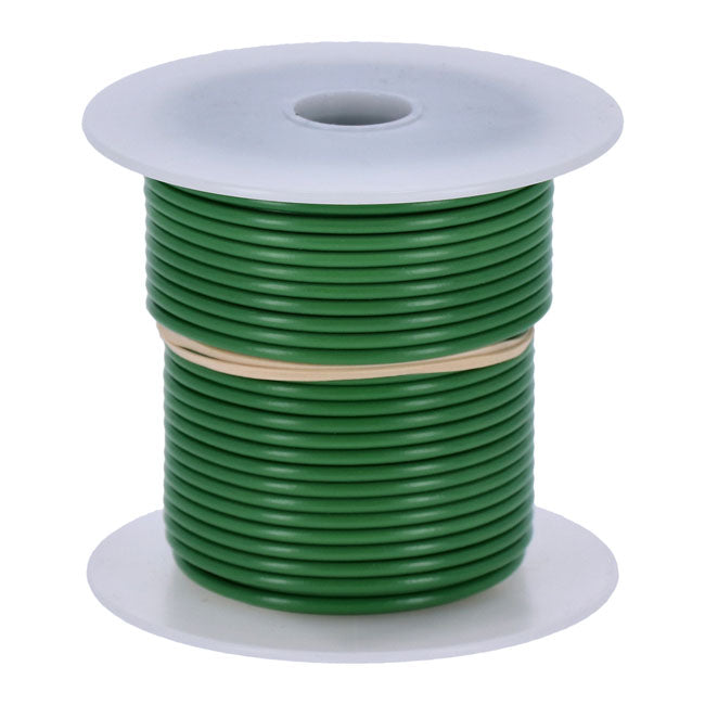 Standard Wire on Spool, 14 Gauge. 100 Ft. Green
