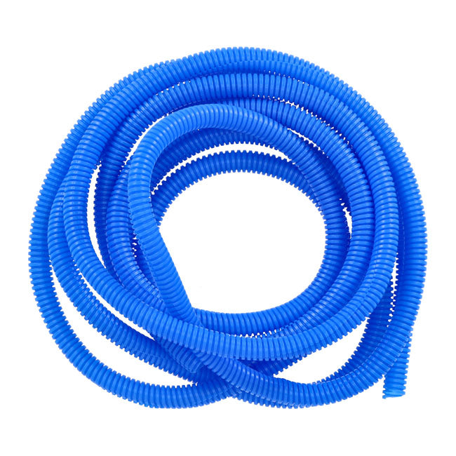 Standard Pvc Split Wiring Loom, 12ft, 3/8" I.d. (9.53 mm). Blue – Universal