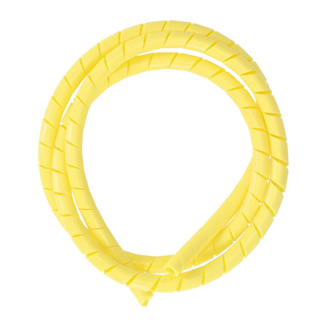 Standard Spiral Wrap, Wiring Loom. 1/2" Dia. Yellow