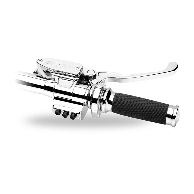 Performance Machine Contour Hydr. Brake Master Cylinder 11/16" Bore. Chrome – For Use with 1" Handlebars