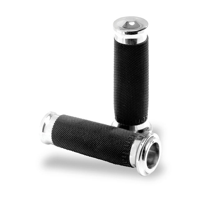 Performance Machine Contour Renthal Wrapped Grips. Chrome – 1974–2022 H-D with Single or Dual…