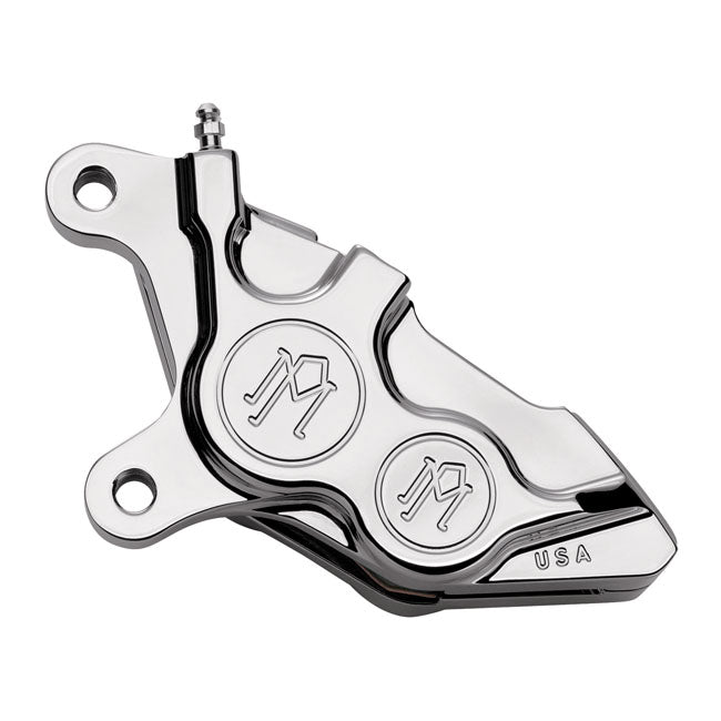 Performance Machine 4-P 137x4B Caliper. Bolt-on, 11.5" Left Front. Chrome – Left Front: 2000–2014 Softail; 2000–2017…