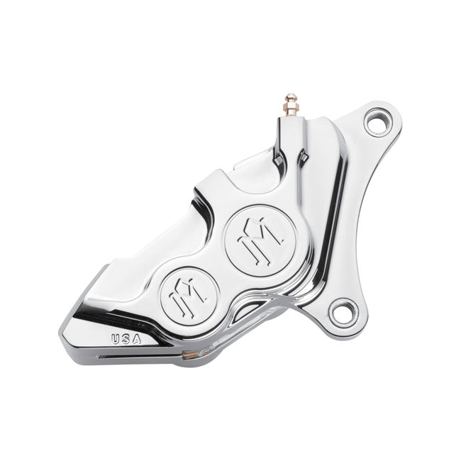 Performance Machine 4-P 137x4B Caliper. Bolt-on, 11.5" Right Front. Chrome – Right Front: 1984–1999 Big Twin; XL…