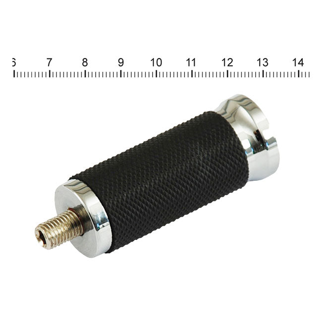 Performance Machine Contour Rubber Wrapped Shift/Brake Pedal. Chrome – Most H-D with 5/16-24 Threads