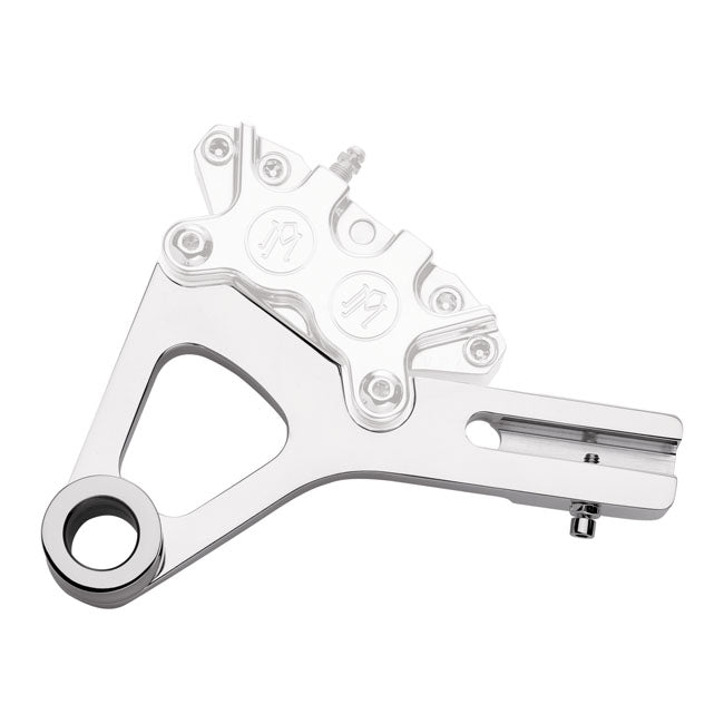 Performance Machine Rear 4-P Caliper Bracket, 11.5". Polished – 2008–2017 Dyna
