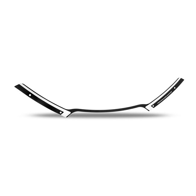 Performance Machine Windscreen Trim for Touring. Scallop. Black CC – 2015–2023 FLTR Road Glides; 2024 FLTRK…