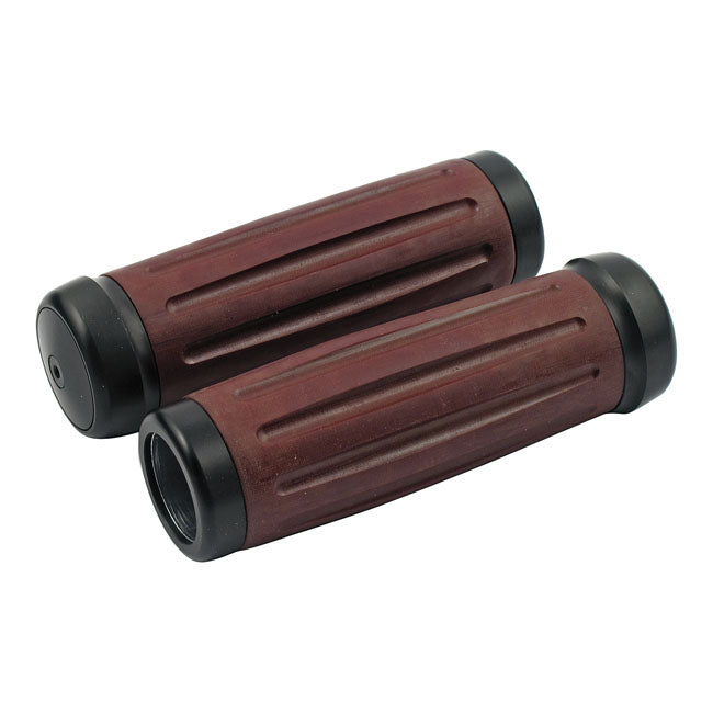 Riverside Custom Bakelite® Retro Handlebar Grip Set. Int. Throttle – 1" Handlebars Equipped with a Custom…