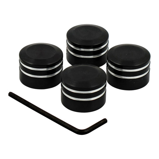 Riverside Custom Head Bolt Cover Kit. Black Aluminum – L1985–2017 Big Twin; 1986–2022 XL…