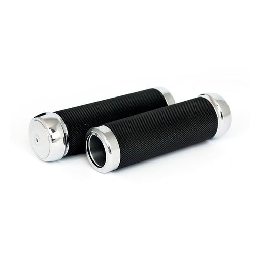 Riverside Custom Riverside Knurled Billet Aluminum Grips Black – 1" Handlebars Equipped with a Custom…